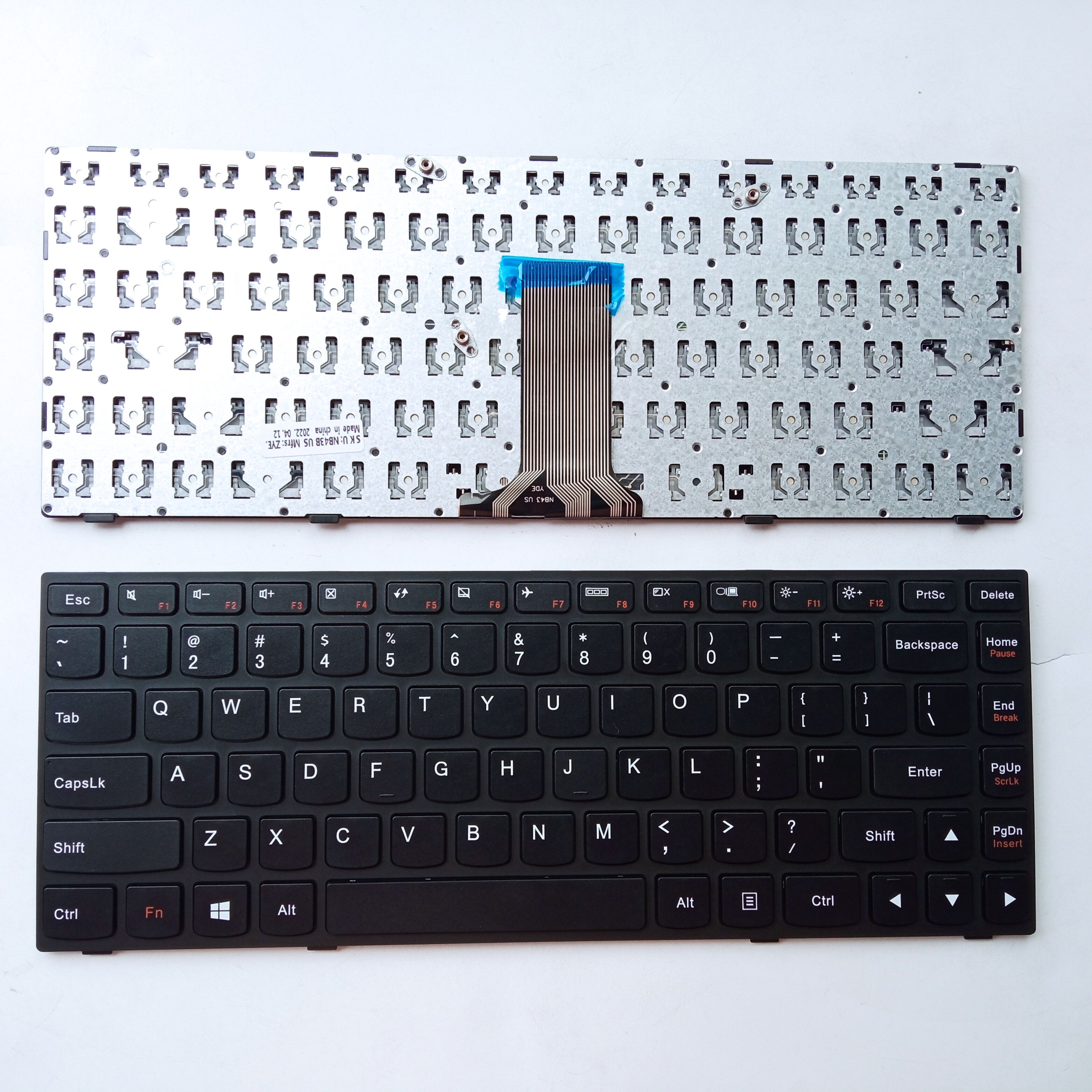 Picture of New Replacement Laptop Keyboard For LENOVO G40/G40-70/G40-30/B40-70/B40-30/Z40-70/300-14IBR BLACK FRAME BLACK (OEM) US Layout